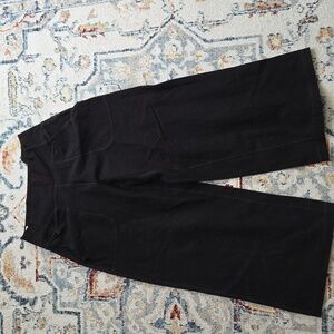 I Move Athletic Black Wide-Leg Pants
